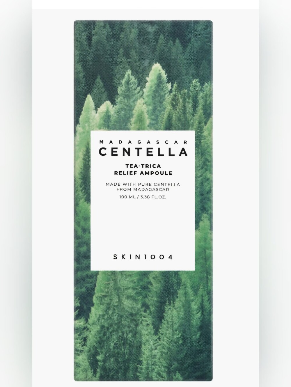 SKIN1004 Madagascar Centella Tea-Trica Relief Ampoule 3.38 oz / 100 mL K-beauty